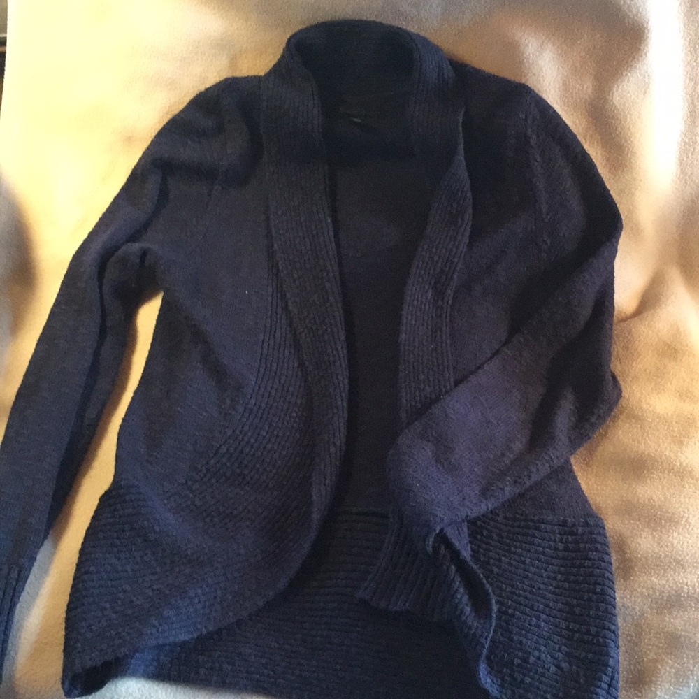 Kenneth Cole denim Blue knit cardigan